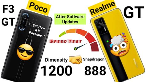 Poco F3 GT Vs Realme GT Speedtest Ram Management Miui Vs Realme Ui