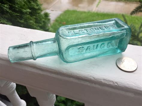 Fletcher S Sauce Sheartop Antique Bottle Ebay