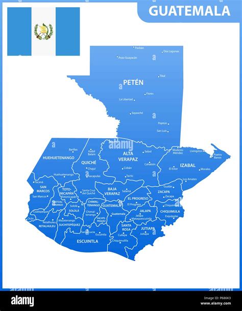 Regiones De Guatemala Mapa