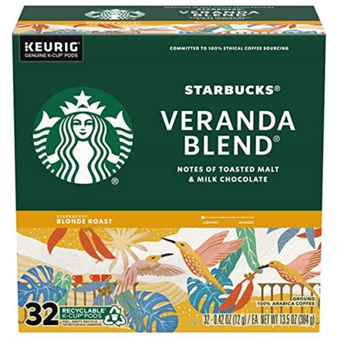 Starbucks Veranda Blend Blonde K Cup For Keurig Brewers 160 Count