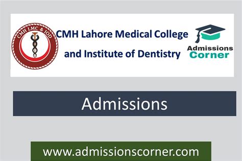 CMH Lahore Medical College And Institute Of Dentistry Admissions 2024