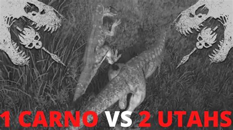 My Gameplay Of 1 Carno Vs 2 Utahs In Evrima The Isle Youtube