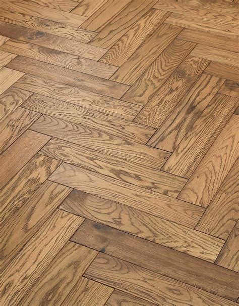 Park Avenue Herringbone Georgian Oak Solid Wood Flooring Direct Wood Flooring