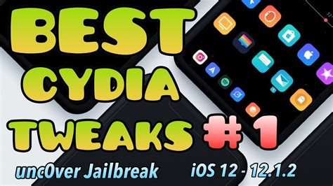 LOS MEJORES TWEAKS DE CYDIA PARA iOS 12 EN ESPAÑOL TWEAKS NECESARIOS