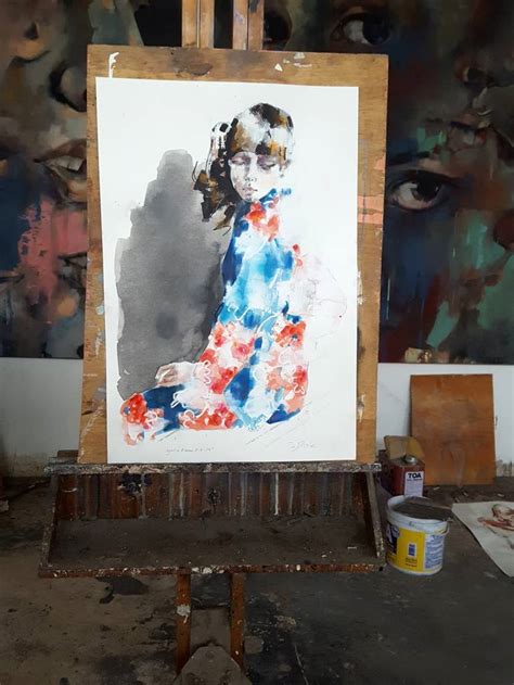 Girl In Kimono Painting By Thomas Donaldson Saatchi Art