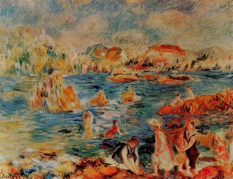 The Beach at Guernsey, 1882 - 1883 - Pierre-Auguste Renoir - WikiArt.org