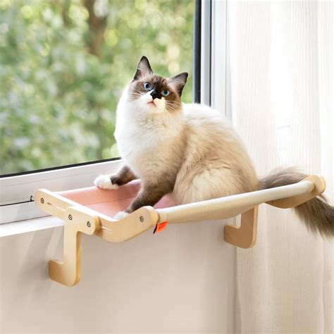 Mewoofun Hamac Chat Fenetre Perchoir De Fen Tre Lit Pour Chat Facile A