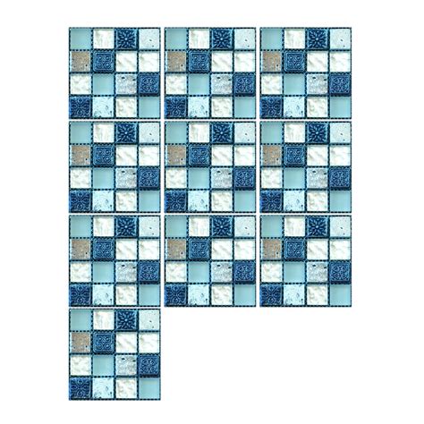 Vikakiooze Home Decor Under 5 1Set 10pc Self Adhesive Tiles Sticker