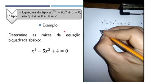 Aula 13 Equações Polinomiais Do 2º Grau Disfarçadas 9 Ano Youtube