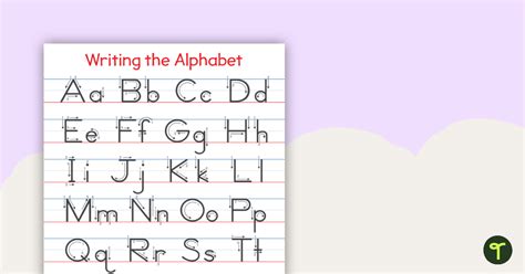 Handwriting Alphabet Print