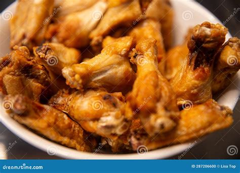 Naked Chicken Wings Stock Photo Image Of Wings Freshly 287206600