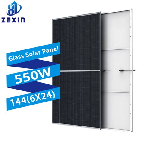 Popular W Monocrystalline Silicone Pv Solar Panel Half Cut Solar