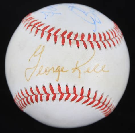 Lot Detail 1990 S George Kell Bob Uecker Dual Signed Baseball JSA