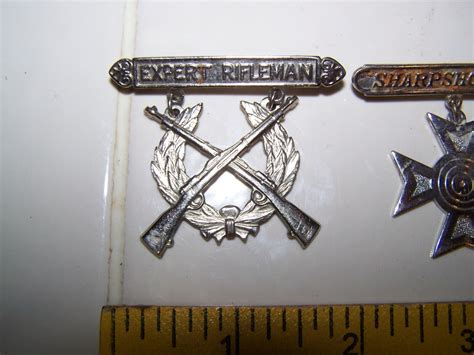 Vintage Lot Wwi Us Army Sharpshooter Medal Expert Rifleman Ebay