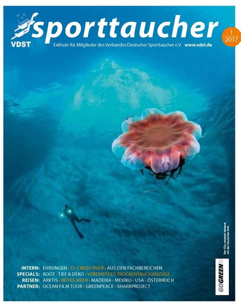 sporttaucher 0117 Titel Maritime Werbung für Tauchen und Bootshersteller