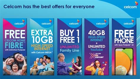 Celcom Refreshes Postpaid and Fibre Plans—10GB Extra, Free Phones, and Free Home Fibre