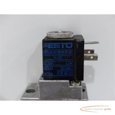 Festo Mfh L B Solenoid Valve Msfg Ds Od Sol