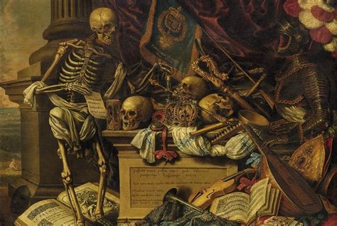 Carstian Luyckx Memento Mori Still Life With Musical Instruments