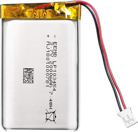 Eemb V Lithium Ion Polymer Battery Mah Lipo Battery