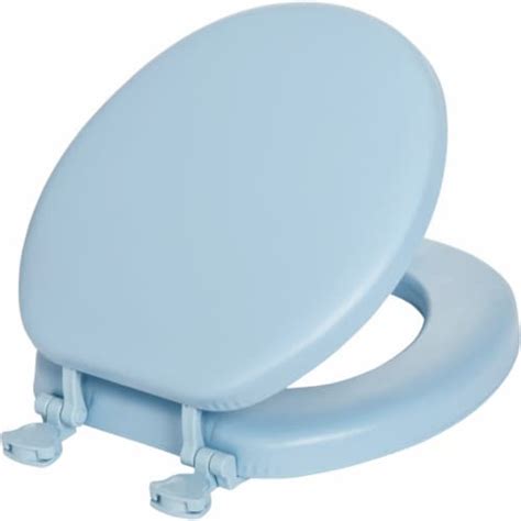 Mayfair By Bemis Round Closed Front Premium Soft Sky Blue Toilet Seat