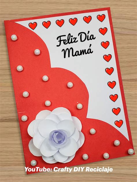 Tarjeta Rosa Para El D A De La Mujer Madre