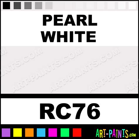 Pearl White Model Metal Paints and Metallic Paints - RC76 - Pearl White ...