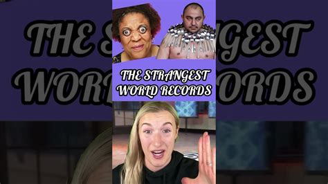 THE STRANGEST WORLD RECORDS YouTube