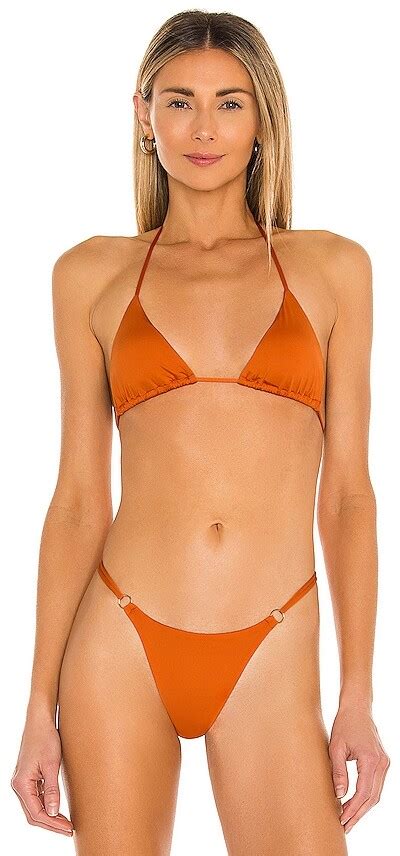 Monica Hansen Beachwear Bond Girl Bikini Top Shopstyle Two Piece