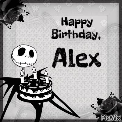 Happy Birthday, Alex - Free animated GIF - PicMix