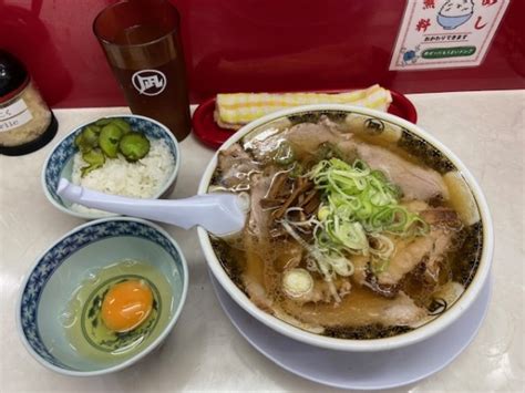 『中華そば（並盛）・生卵・めし』ナギチャンラーメンのレビュー ラーメンデータベース