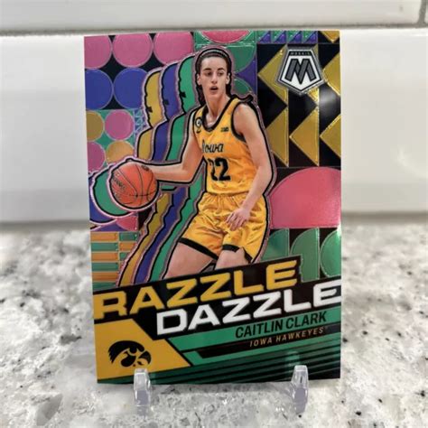 2023 24 PANINI CAITLIN Clark Collection Mosaic Razzle Dazzle Prizm SP