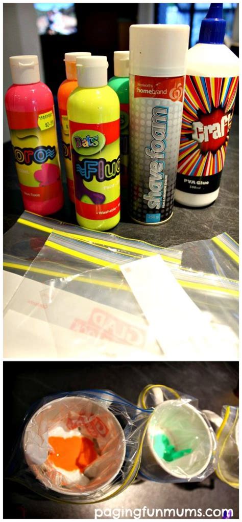 Glowing Foam Paint Recipe - Paging Fun Mums