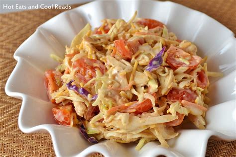 Hot Eats And Cool Reads Southwest Chicken Coleslaw Recipe