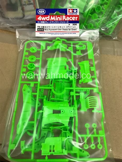 Tamiya Mini Wd Jr Fm A Fluorescent Chassis Green