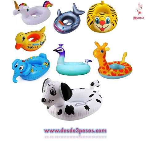 Inflable Acuatico Montable Diferentes Modelos Con Agarradera X Cm