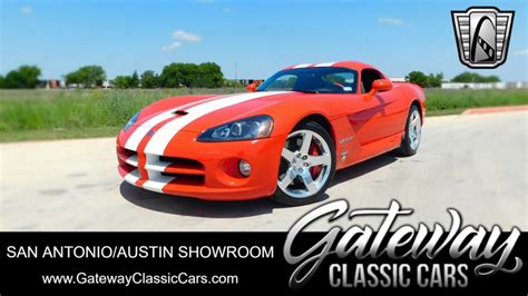 2006 Dodge Viper Gateway Classic Cars San Antonio Austin 0296