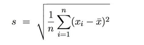 Standard Deviation Formula in Statistics - Mathematics Stack Exchange