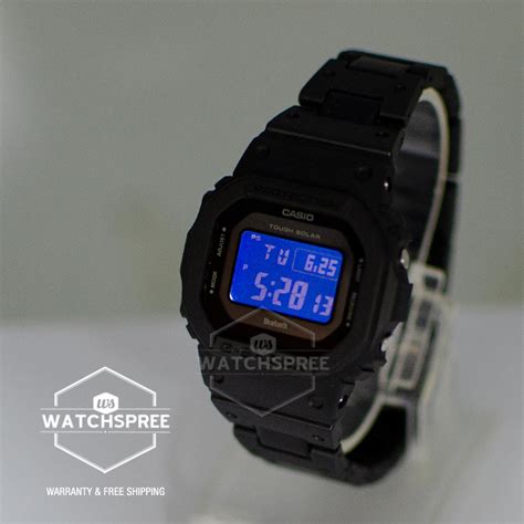 Casio G Shock Bluetooth® Multi Band 6 Tough Solar Black Stainless Steel