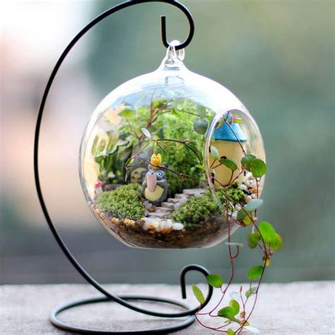 20 Beautiful Hanging Terrarium Ideas Organize With Sandy