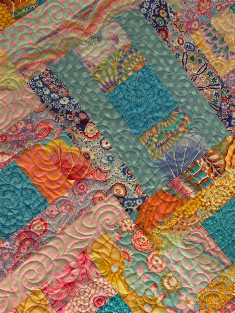 Modern Baby Crib Quilt Kaffe Fassett Pastels Quilts Baby Crib Quilt