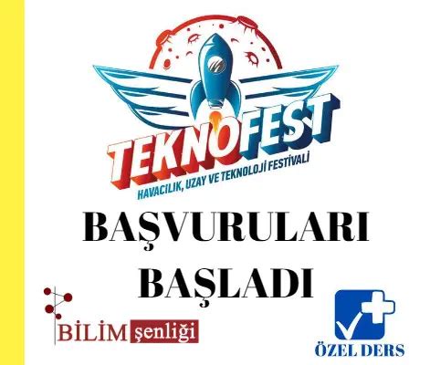 TEKNOFEST 2023 TEKNOLOJİ YARIŞMALARI BAŞVURULARI BİLİM ŞENLİĞİ