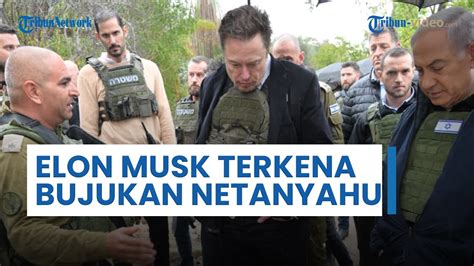 Elon Musk Kunjungi Kibbutz Kfar Israel Bersama Netanyahu Batalkan