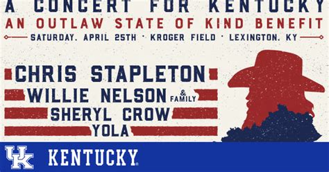 Chris Stapleton Announces ‘a Concert For Kentucky Uk Athletics