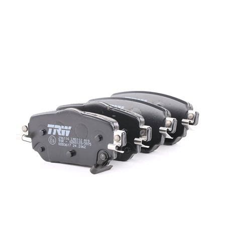 Brake pad set GDB3617 TRW with acoustic wear warning cheap in online ...