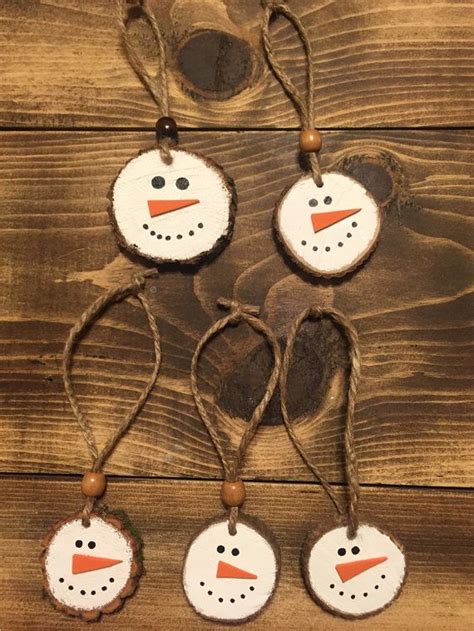 Wooden Ornament Snowman Faces By Ryansheartdesigns On Etsy Christmas