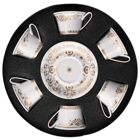 Rosenthal Versace Medusa Gala Set With 6 Tea C S