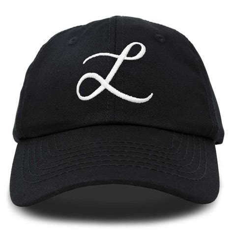 Womens Initial Letter Hats Monogramed Initials Dalix