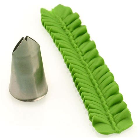 Garniertülle Blatt Tülle groß 19 x 3 mm