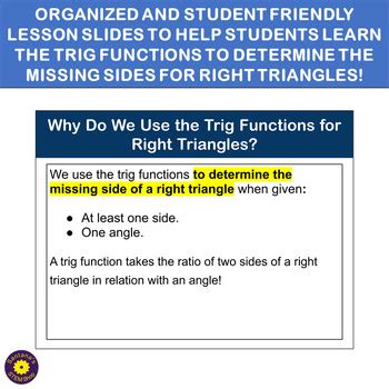 Trigonometric Functions Google Slides: Lesson Slides for Trigonometry