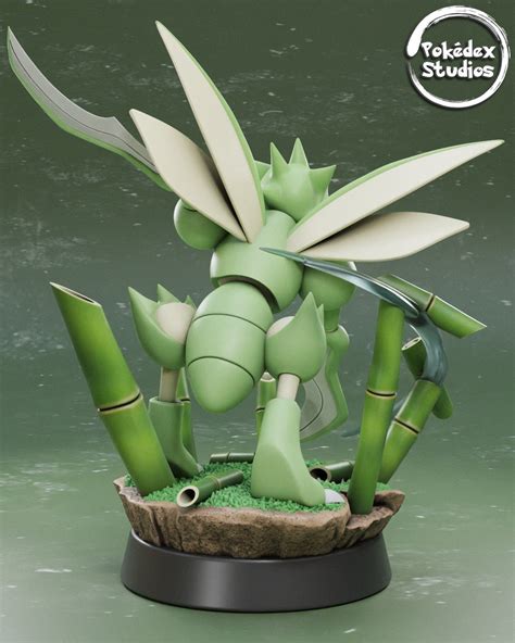 Scyther Pokemon Pokedex 123 3d Print Worldwide Free Etsy